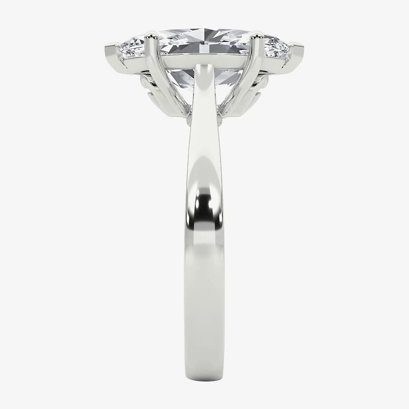 Grown Gorgeous (F / Vs2) Womens /4 CT. T.W. Lab White Diamond 14K Gold Marquise Solitaire Engagement Ring