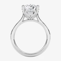 Grown Gorgeous (F / Vs2) Womens 4 1/2 CT. T.W. Lab White Diamond 14K Gold Oval Solitaire Engagement Ring