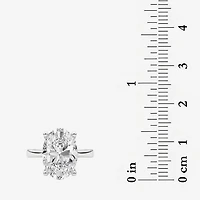 Grown Gorgeous (F / Vs2) Womens 4 1/2 CT. T.W. Lab White Diamond 14K Gold Oval Solitaire Engagement Ring
