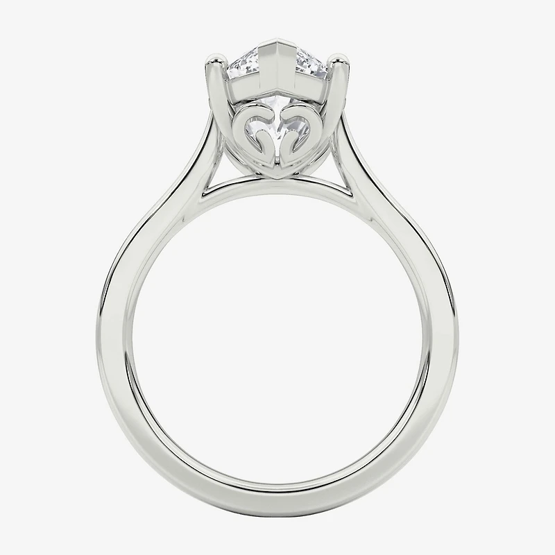 Grown Gorgeous (F / Vs2) Womens / CT. T.W. Lab White Diamond 14K Gold Marquise Solitaire Engagement Ring