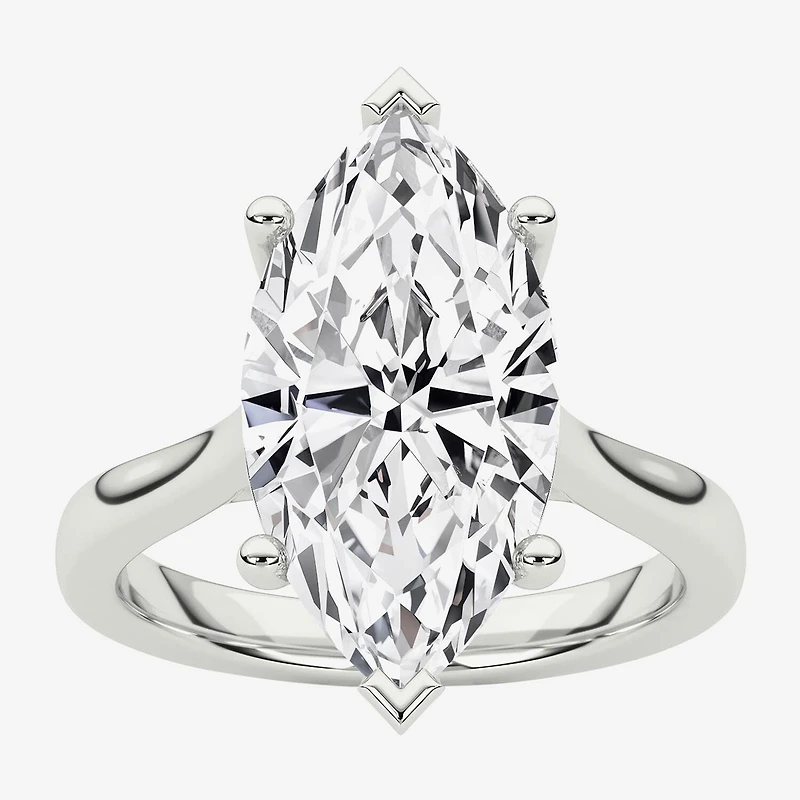 Grown Gorgeous (F / Vs2) Womens / CT. T.W. Lab White Diamond 14K Gold Marquise Solitaire Engagement Ring