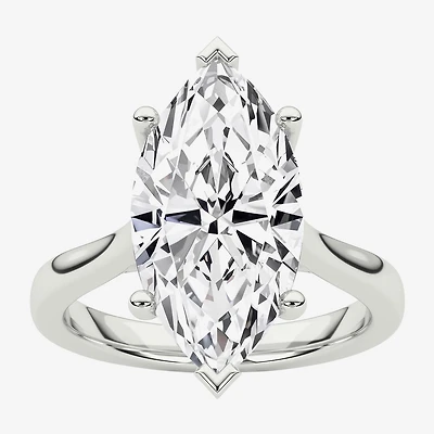 Grown Gorgeous (F / Vs2) Womens / CT. T.W. Lab White Diamond 14K Gold Marquise Solitaire Engagement Ring