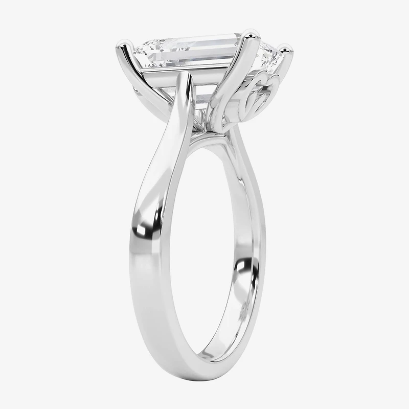 Grown Gorgeous (F / Vs2) Womens / CT. T.W. Lab White Diamond 14K Gold Solitaire Engagement Ring