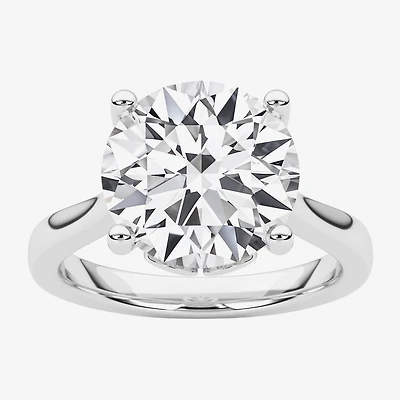 Grown Gorgeous (F / Vs2) Womens 3 3/4 CT. T.W. Lab White Diamond 14K Gold Round Solitaire Engagement Ring
