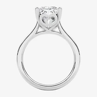Grown Gorgeous (F / Vs2) Womens / Ct. T.W. Lab White Diamond 14K Gold Rectangular Solitaire Engagement Ring