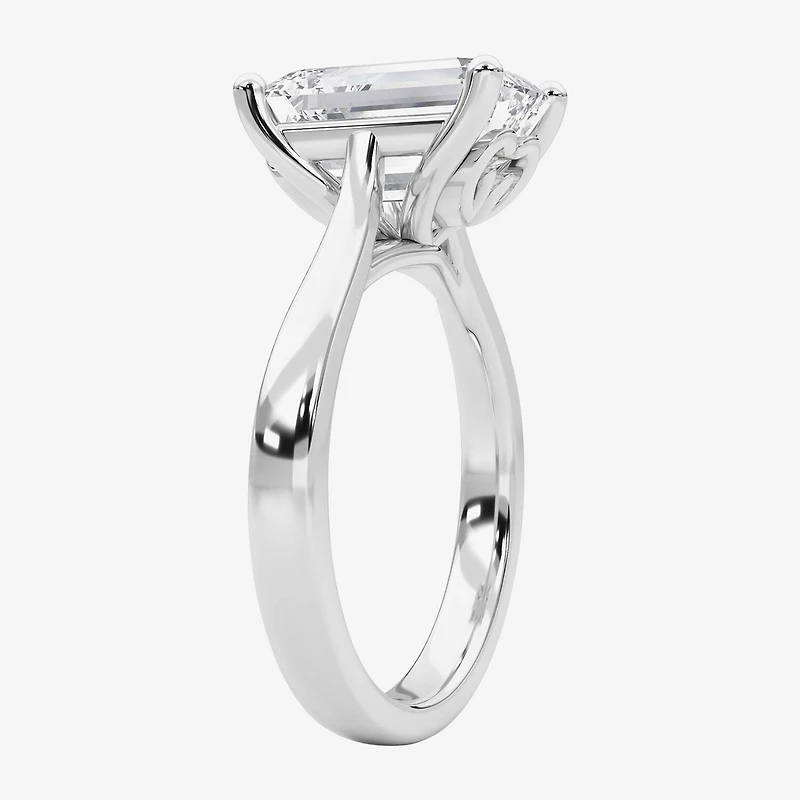 Grown Gorgeous (F / Vs2) Womens /4 CT. T.W. Lab White Diamond 14K Gold Solitaire Engagement Ring