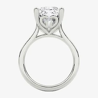 Grown Gorgeous (F / Vs2) Womens 5 5/8 Ct. T.W. Lab White Diamond 14K Gold Rectangular Solitaire Engagement Ring