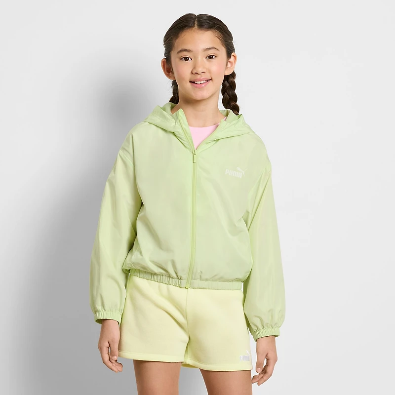 PUMA Big Kid Girls Lightweight Windbreaker