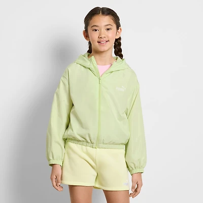 PUMA Big Kid Girls Lightweight Windbreaker