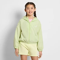 PUMA Big Kid Girls Lightweight Windbreaker