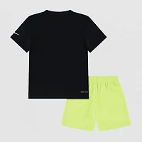Nike 3BRAND by Russell Wilson Little Boys 2-pc. Short Set