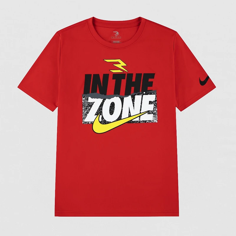 Nike 3BRAND by Russell Wilson Big Kid Boys Crew Neck Short Sleeve Regular Fit Graphic T-Shirt