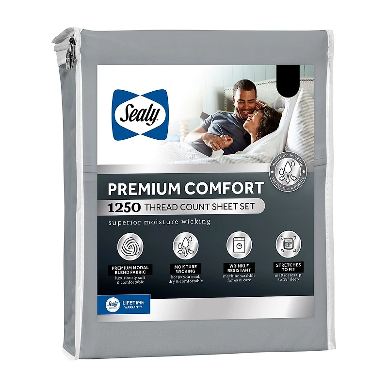 Sealy Premium Comfort 1250 Thread Count Sheet Set