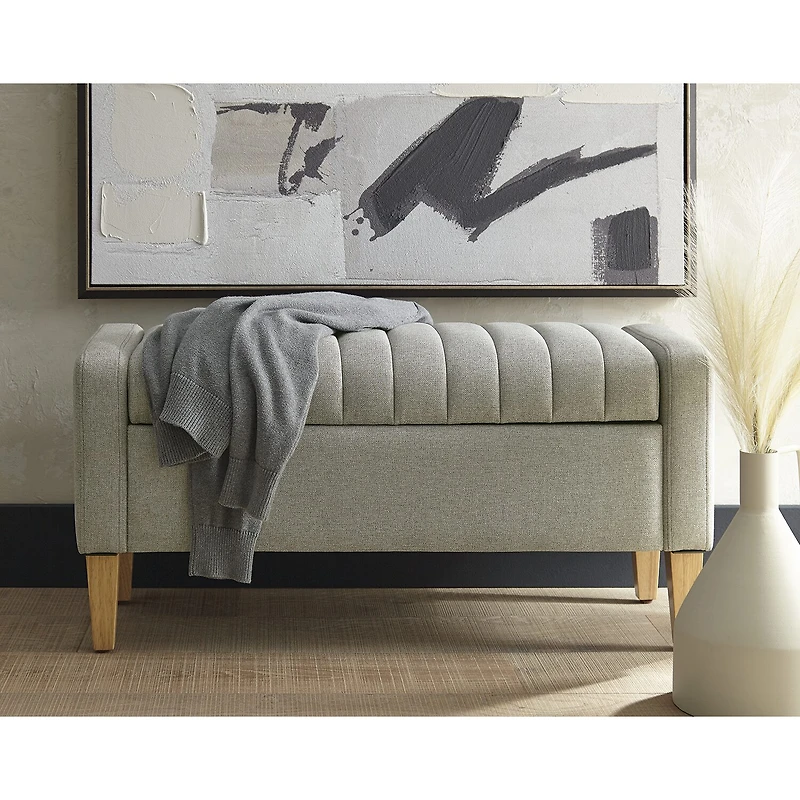 Linden Street Stile 38" Upholstered Storage Bench