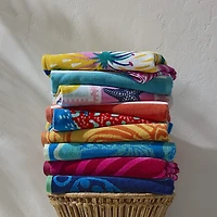 Outdoor Oasis Turtle Jacquard Beach Towel