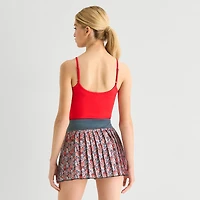 Arizona So Smooth Womens Juniors Scoop Neck Short Sleeve Bodysuit