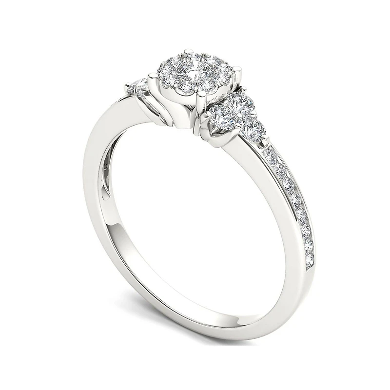 CT.T.W. Natural Diamond 10K Gold Engagement Ring