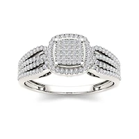 1/3 CT.T.W. Natural Diamond 10K Gold Engagement Ring