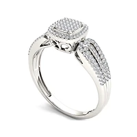1/3 CT.T.W. Natural Diamond 10K Gold Engagement Ring