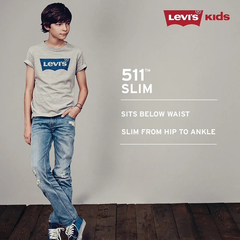 Levi's® Big Kid Boys Stretch Fabric 511™ Slim Fit Jean
