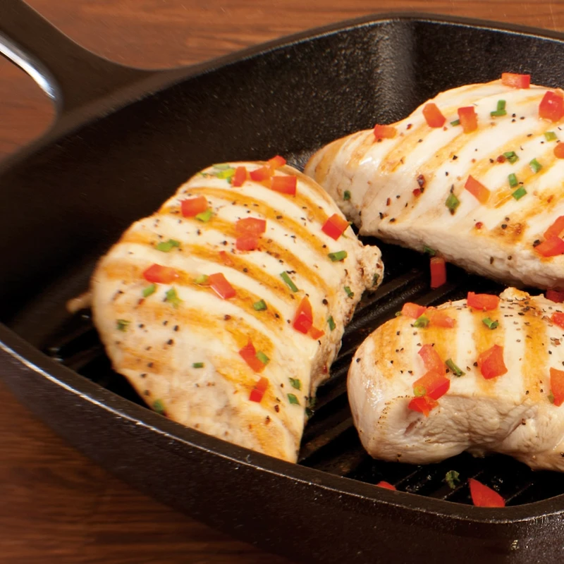 Lodge Cookware 10.5" Square Cast Iron Grill Pan