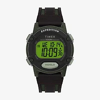 Timex Mens Brown Leather Strap Watch Tw4b24400jt