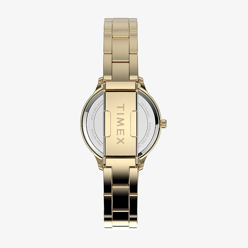Timex Womens Gold Tone Stainless Steel Bracelet Watch Tw2v36000ji
