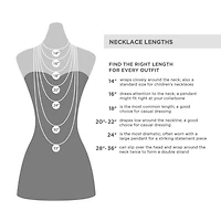Worthington Womens 16 Inch Collar Necklace