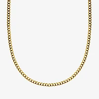 14K Yellow Gold 3.15 MM Curb Necklace