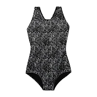 Dolfin Womens Striped Moderate Coverage One Piece Swimsuit