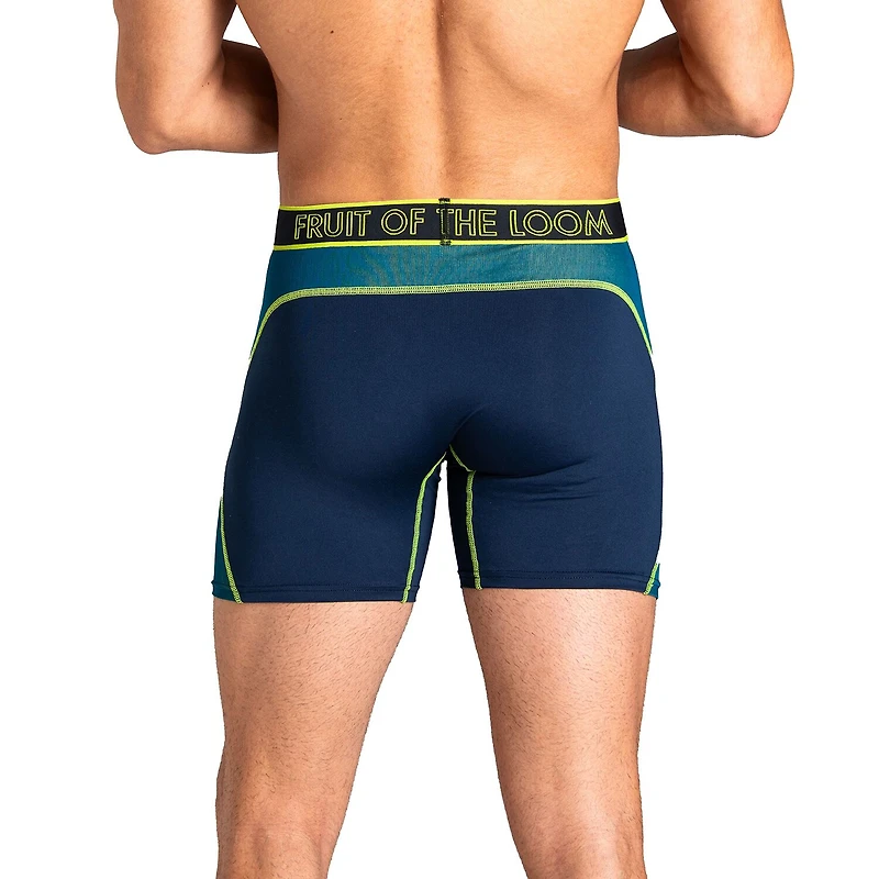Fruit of the Loom Premium 360 Stretch Max Flex Zones Mens 3 Pack Support Pouch Boxer Briefs Stj3mf1