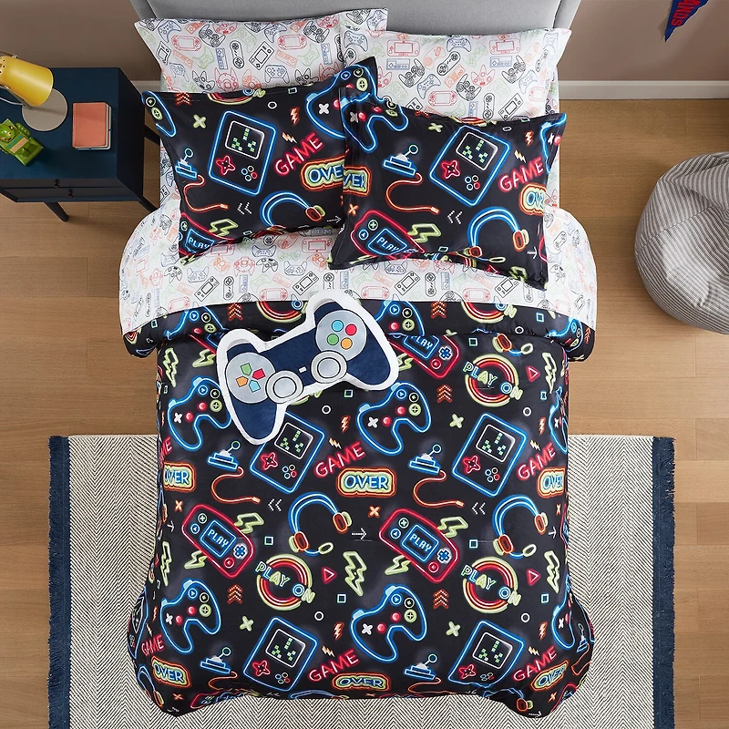 INK+IVY Kids Level Up Complete Bedding Set with Sheets