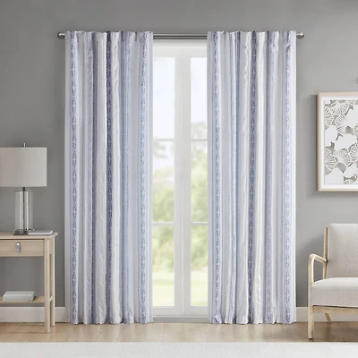 Madison Park Isabella Rod Pocket Back Tab Light-Filtering Single Curtain Panel