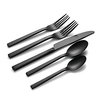 Oneida Chef's Table Black 20-pc. Everyday Flatware Set