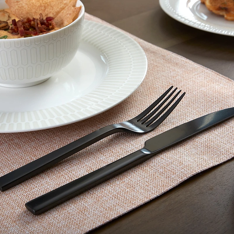 Oneida Chef's Table Black 20-pc. Everyday Flatware Set