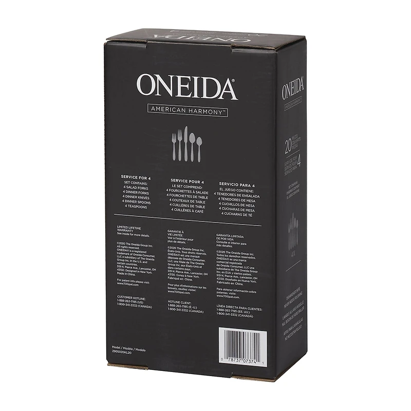 Oneida American Harmony -pc. Flatware Set