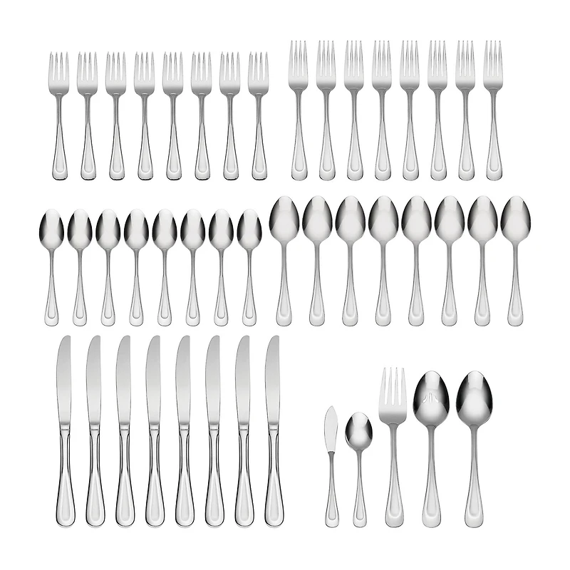Oneida® Satin Sand Dune 45-pc. Flatware Set