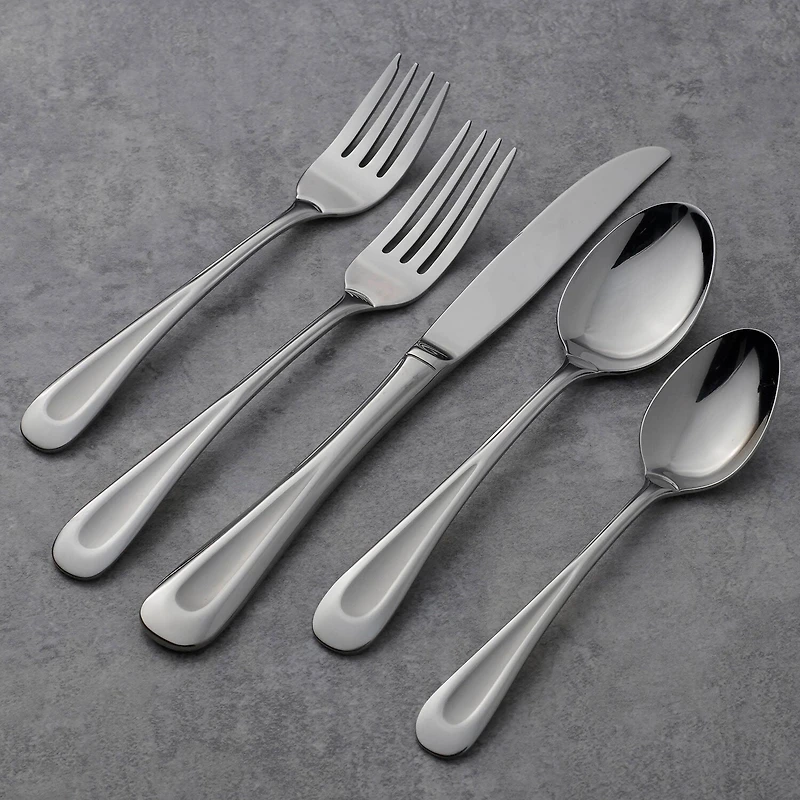 Oneida® Satin Sand Dune 45-pc. Flatware Set