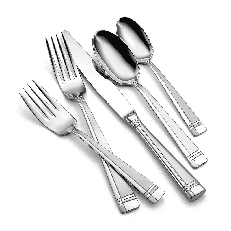 Oneida® Amsterdam 45-pc. Flatware Set