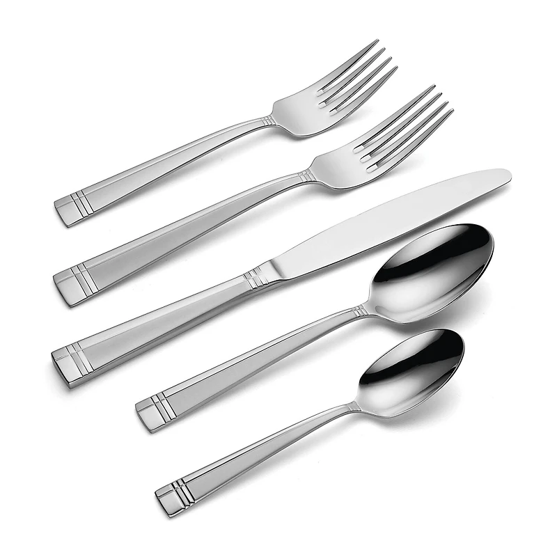 Oneida® Amsterdam 45-pc. Flatware Set