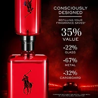 Ralph Lauren Polo Red Eau De Toilette 3-Pc Gift Set ($200 Value)