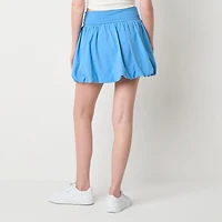 Arizona Bubble Hem Womens Juniors Pleated Skirt