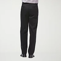 Haggar Premium No Iron Khaki Mens Classic Fit Pleated Pant