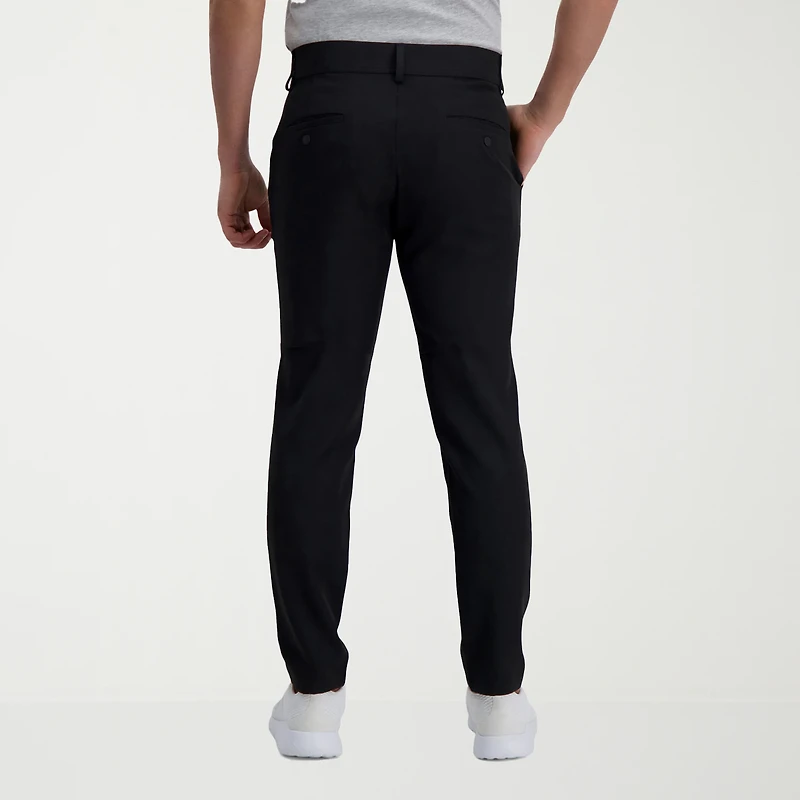 Haggar The Active Series Everyday Ultra Mens COMFORT WAISTBAND Slim Fit Flat Front Pant