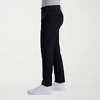 Haggar The Active Series Everyday Ultra Mens COMFORT WAISTBAND Slim Fit Flat Front Pant