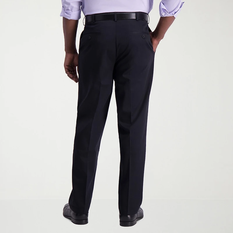 Haggar Iron Free Premium Khaki Mens Classic Fit Flat Front Pant
