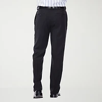 Haggar E-CLO Stria Mens Classic Fit Dress Flat Front Pant