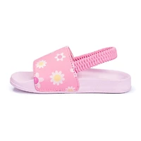Ground Up Toddler Girls Flower Slide Sandals