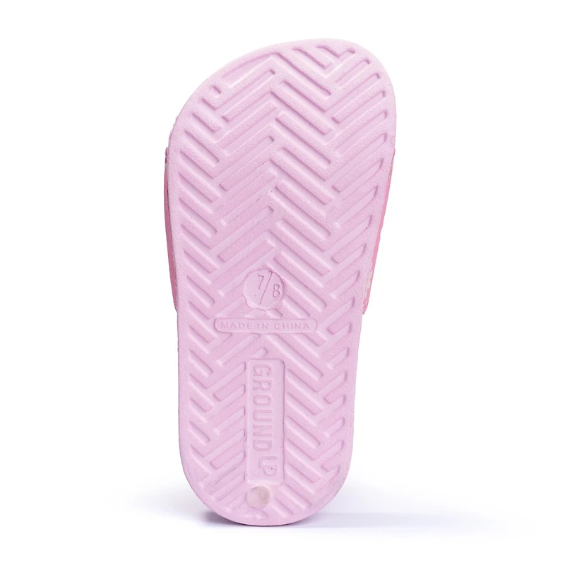 Ground Up Toddler Girls Flower Slide Sandals