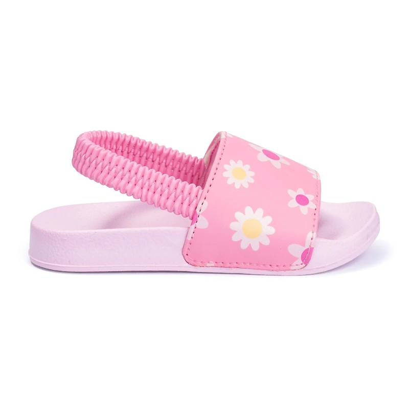 Ground Up Toddler Girls Flower Slide Sandals